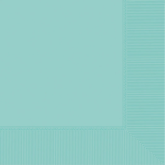 Luncheon Napkins, 40 Count. - Robin's-Egg Blue