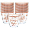Navy Bride Hot-Stamped Plastic Tumblers, 9 Oz.