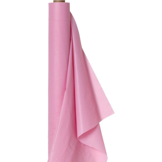New Pink Solid Table Roll, 40" X 100'