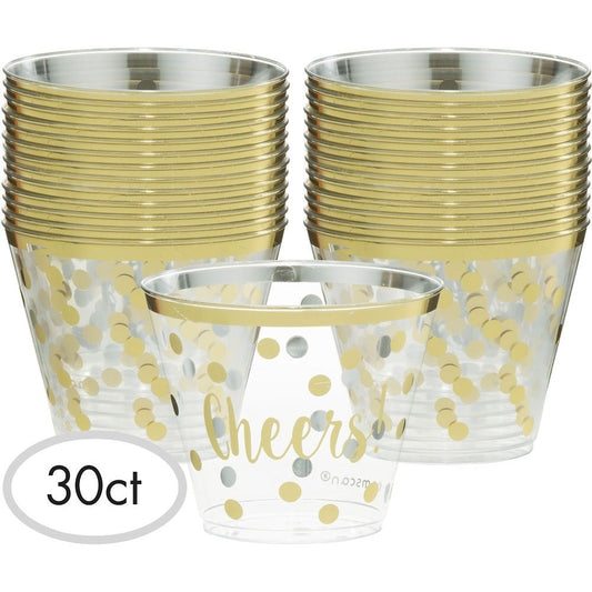 New Year Printed Tumblers, 9 Oz.