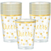New Year's Premium Plastic Tumblers, 10 Oz.