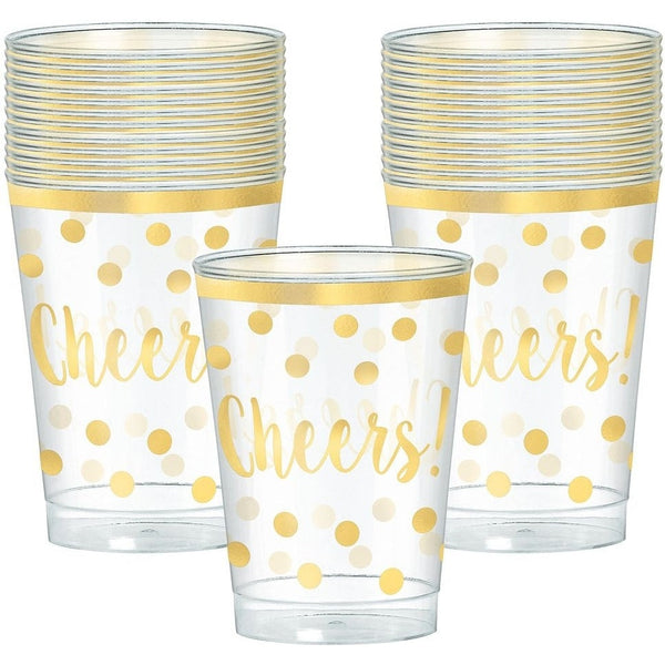 New Year's Premium Plastic Tumblers, 10 Oz.