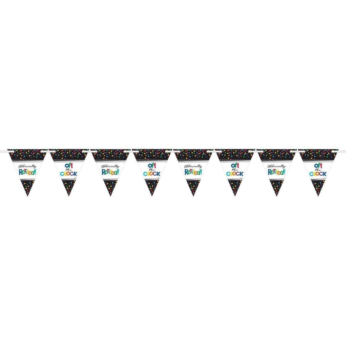 Officially Retired Pennant Banner