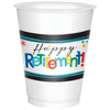 Officially Retired Plastic Cups, 16 Oz.