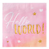 Oh Baby Pink Luncheon Napkins - Hot-Stamped