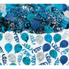 Party Balloons Blue Confetti