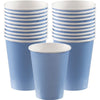 Pastel Blue Paper Cups, 9Oz.