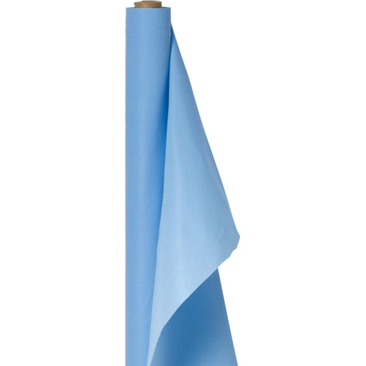 Pastel Blue Solid Table Roll, 40" X 100'