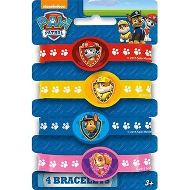 Paw Patrol Stretchy Bracelets, 4 Count