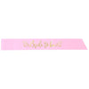 Pink And Gold " Bride To Be" Bachelorette Party Sash