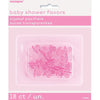 Pink Crystal Pacifier Favors 1", 18 Count