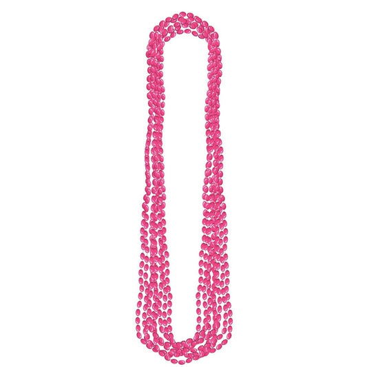 Pink Metallic Bead Necklaces