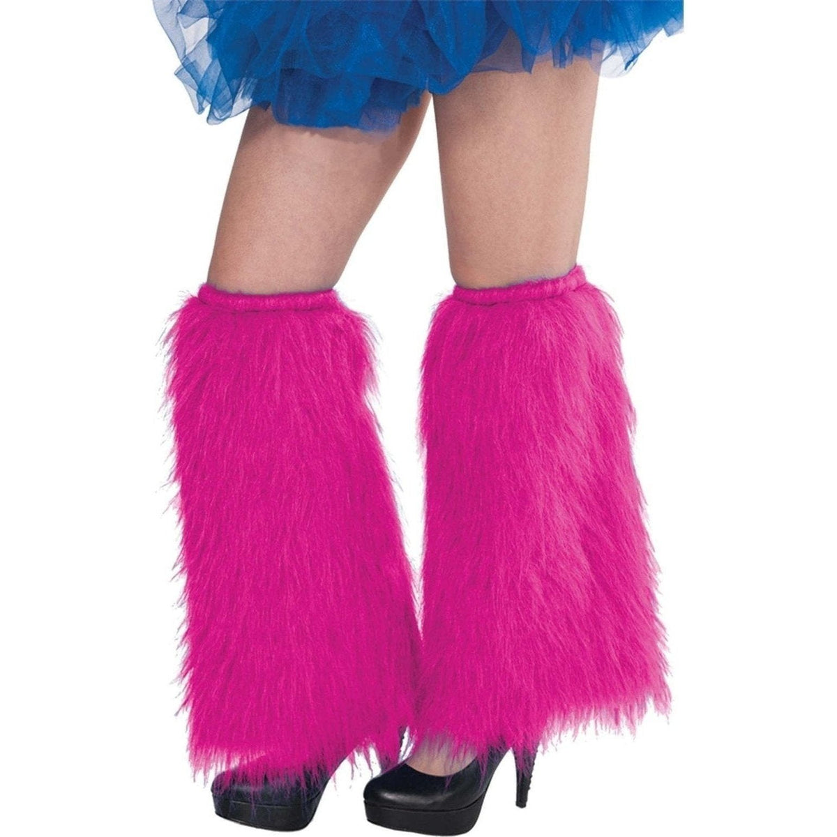 Pink Plush Leg Warmers