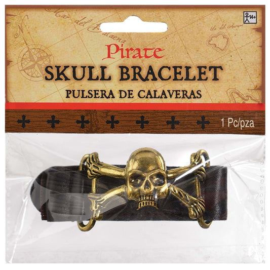 Pirate Skull Cuff Bracelet
