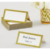Place Cards - Gold Glitter