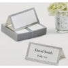 Place Cards - Silver Glitter