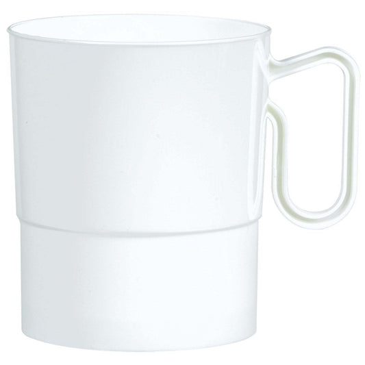 Plastic Coffee Cups - White
