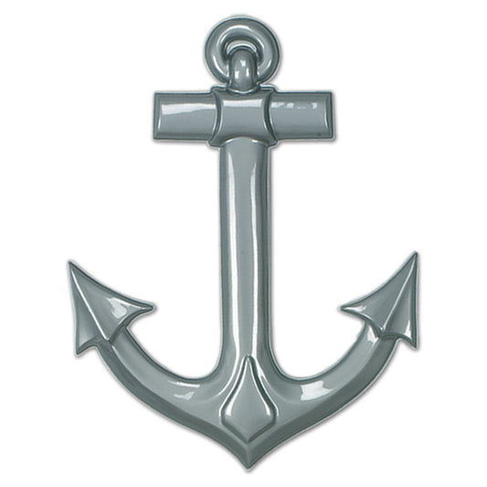 Plastic Ship's Anchor Gray