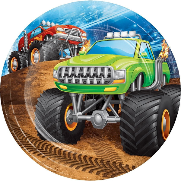 Monster Truck Dessert Plates