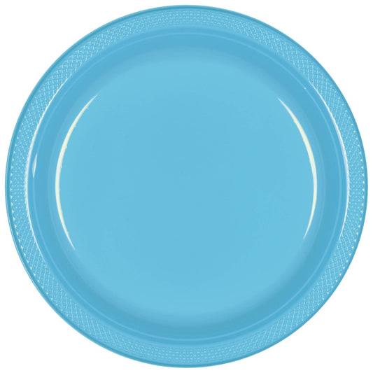 Caribbean Plastic Plates, 9"