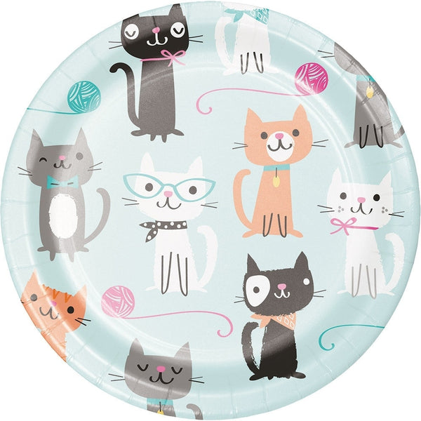 Cat Party Dessert Plates