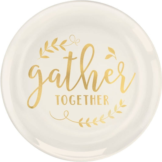 Gather Together Plastic Coupe Plates, 10 1/2"