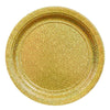 Round Prismatic Plates, 9" - Gold
