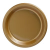 Gold Sparkle Plastic Plates, 7"