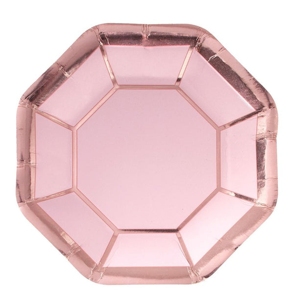 Metallic OCountagonal Plates, 7"