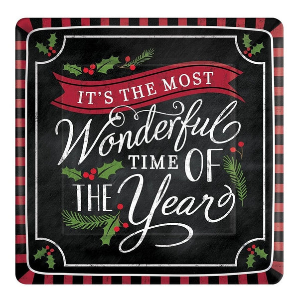 Most Wonderful Time Square Plates, 7"