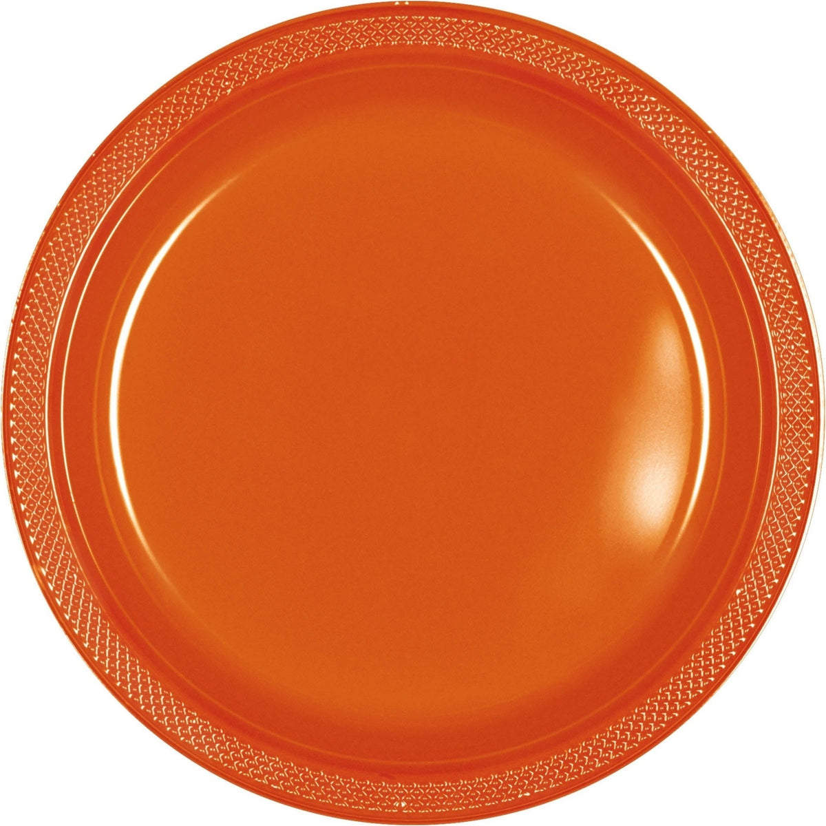 Orange Peel Plastic Plates, 9"