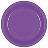 Purple Plastic Plates, 10 1/4"