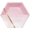 Rose All Day Stripes Paper Plates
