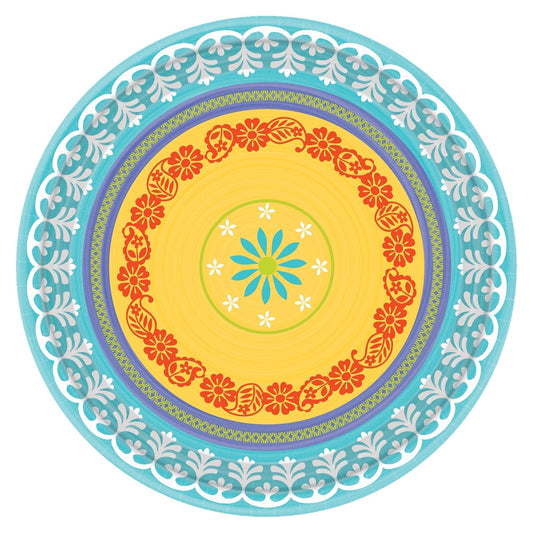 Summer Fiesta Round Plates, 6 3/4"
