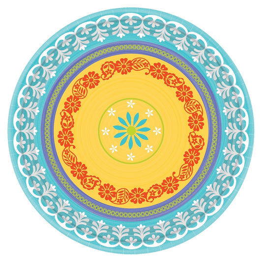 Summer Fiesta Round Plates, 8 3/4"