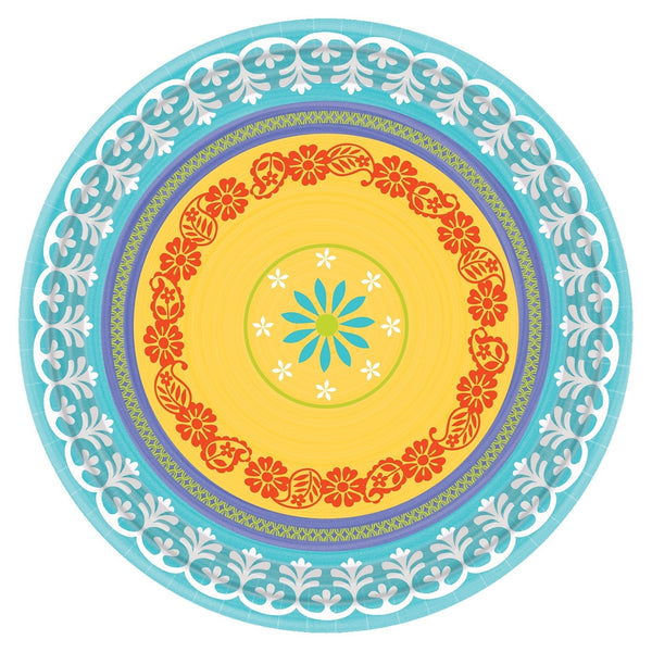 Summer Fiesta Round Plates, 8 3/4"