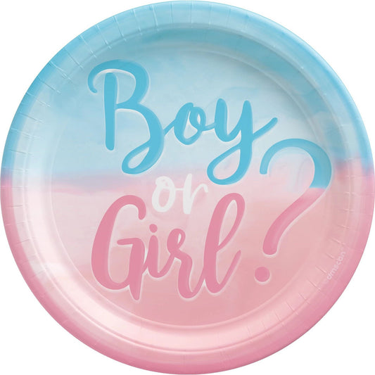 The Big Reveal 7" Round Plates
