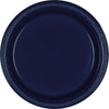 True Navy Plastic Plates, 10 1/4"