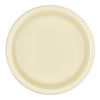 Vanilla Creme Plastic Plates, 10 1/4"