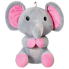 Plush Balloon Weight - Elephant W/ Pink Accents