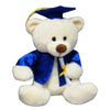 Plush Bear Grad Blue/Cream 7.5"