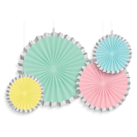 Pretty Pastels Paper Fans