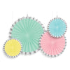 Pretty Pastels Paper Fans