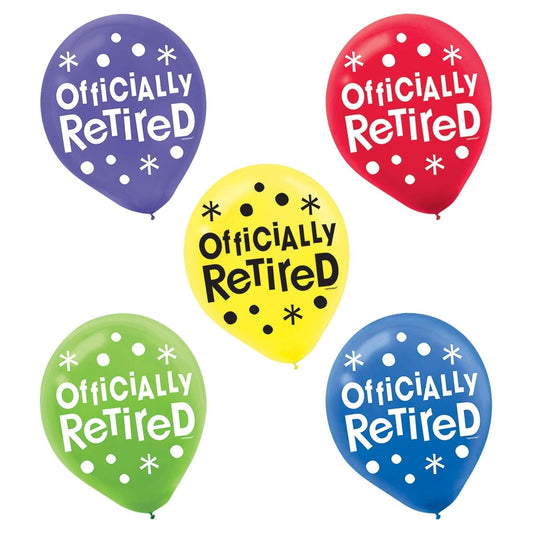 Officially Retired Printed Latex Balloons