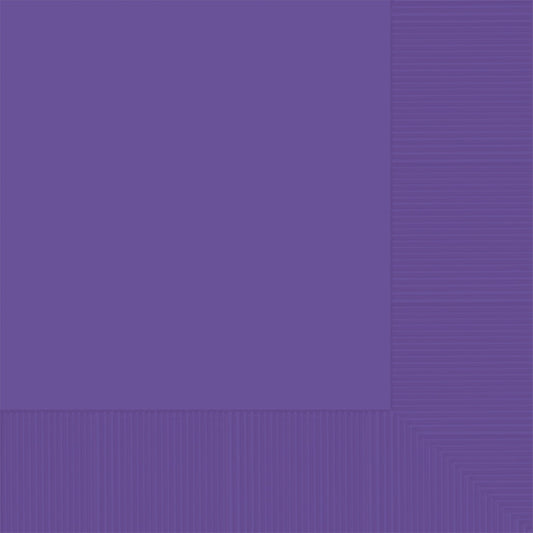 Purple 2-Ply Luncheon Napkins, 50 Count