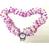 Purple/White/Yellow Floral Lei