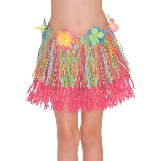 Rainbow Child Hula Skirt