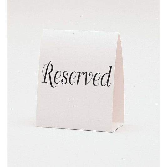 Reserved Table Cards