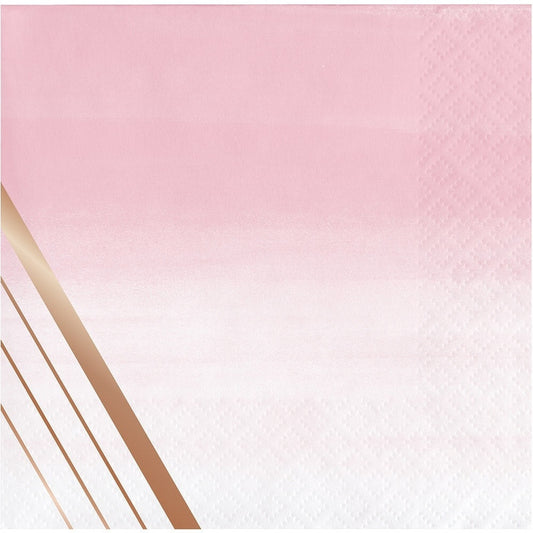 Rose All Day 3-Ply Beverage Napkins