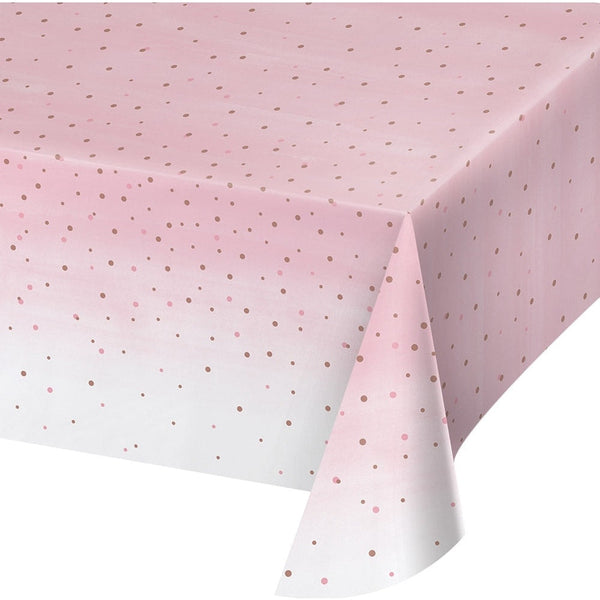 Rose All Day Plastic Tablecloth